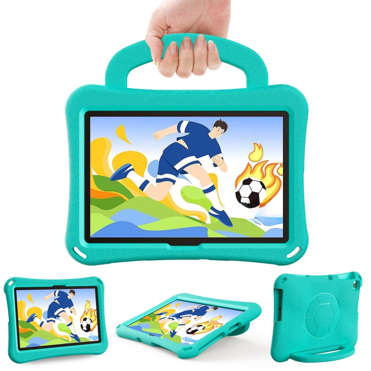For Lenovo Tab M10 3rd Gen TB-328FU/XU  Handle Football Shaped EVA Shockproof Tablet Case(Mint Green)