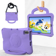 For Lenovo Tab M10 Plus TB-X606F 10.3 Handle Football Shaped EVA Shockproof Tablet Case(Light Purple) - Lenovo by PMC TechLife | Online Shopping South Africa | PMC TechLife | Buy Now Pay Later Mobicred