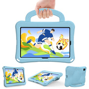 For Lenovo Tab M10 Plus TB-X606F 10.3 Handle Football Shaped EVA Shockproof Tablet Case(Lighte Blue)