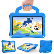 For Lenovo Tab K10 TB-X6C6F 10.3 Handle Football Shaped EVA Shockproof Tablet Case(Blue)