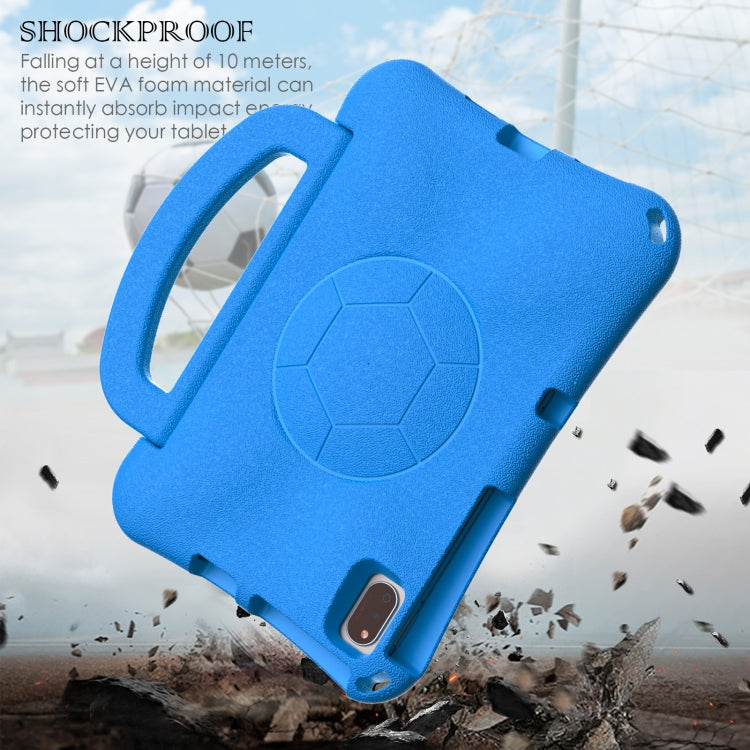 For Lenovo Tab K10 TB-X6C6F 10.3 Handle Football Shaped EVA Shockproof Tablet Case(Blue) - free shipping - PMC TechLife - Order now!