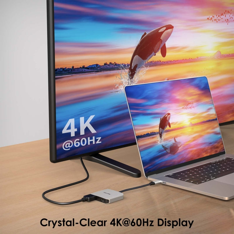 WAVLINK WL-UHP510Pro 4K/60Hz Video Converter USB-C Male to Dual HDMI Female Adapter - Converter by WAVLINK | Online Shopping South Africa | PMC TechLife | Buy Now Pay Later Mobicred