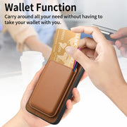 For Google Pixel 9 Retro Magsafe Card Bag PU Back Cover Phone Case(Brown)