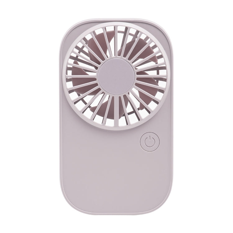 F11 Portable Rechargeable Hanging Neck Fan Cooling Handheld Fan 3 Speeds Desk Fan(Pink)