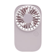 F11 Portable Rechargeable Hanging Neck Fan Cooling Handheld Fan 3 Speeds Desk Fan(Pink)