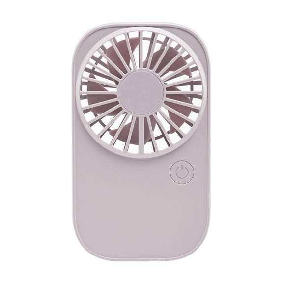 F11 Portable Rechargeable Hanging Neck Fan Cooling Handheld Fan 3 Speeds Desk Fan(Pink)