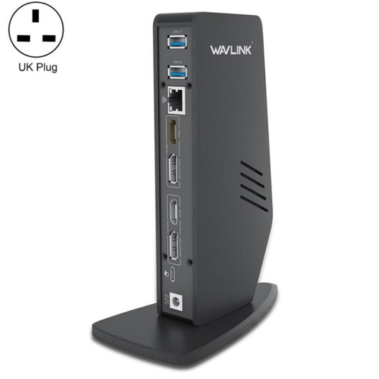 WAVLINK WL-UG69DK5 Laptop Dual 5K / 4K 60Hz Monitor Adapter USB 3.0 Docking Station, Plug:UK Plug - free shipping - PMC Jewellery - Order now!