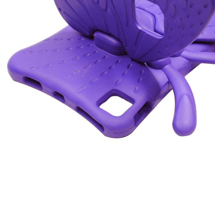 For iPad Air 11 2024 Butterfly Bracket Kids EVA Shockproof Tablet Case(Purple) - iPad Air 11 2024 Cases by PMC TechLife | Online Shopping South Africa | PMC TechLife | Buy Now Pay Later Mobicred