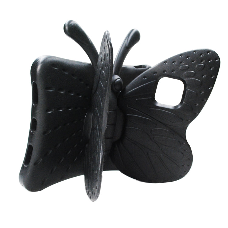 For iPad Pro 11 2024 Butterfly Bracket Kids EVA Shockproof Tablet Case(Black) - iPad Pro 11 2024 Cases by PMC TechLife | Online Shopping South Africa | PMC TechLife | Buy Now Pay Later Mobicred
