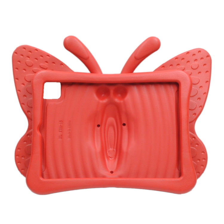 For iPad Pro 11 2024 Butterfly Bracket Kids EVA Shockproof Tablet Case(Red) - iPad Pro 11 2024 Cases by PMC TechLife | Online Shopping South Africa | PMC TechLife | Buy Now Pay Later Mobicred
