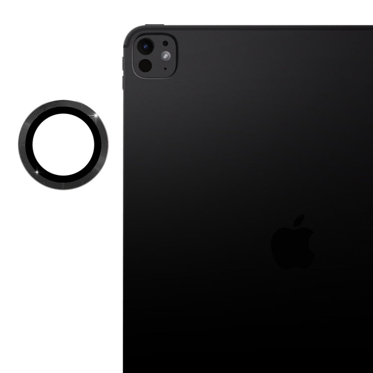 For iPad Pro 11 / 13 2024 ENKAY Hat-Prince 9H Rear Camera Lens Aluminium Alloy Tempered Glass Film(Black) - iPad Pro 11 2024 Tempered Glass by ENKAY | Online Shopping South Africa | PMC TechLife | Buy Now Pay Later Mobicred