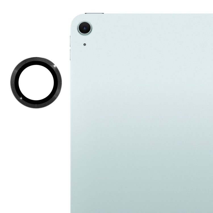 For iPad Air 11 / 13 2025 / 2024 ENKAY Hat-Prince 9H Rear Camera Lens Aluminium Alloy Tempered Glass Film(Black) - iPad Air 13 2025 / 2024 Tempered Glass by ENKAY | Online Shopping South Africa | PMC TechLife | Buy Now Pay Later Mobicred
