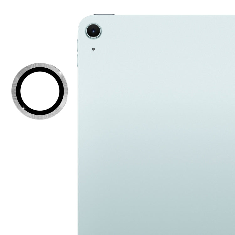 For iPad Air 11 / 13 2025 / 2024 ENKAY Hat-Prince 9H Rear Camera Lens Aluminium Alloy Tempered Glass Film(Silver) - iPad Air 13 2025 / 2024 Tempered Glass by ENKAY | Online Shopping South Africa | PMC TechLife | Buy Now Pay Later Mobicred