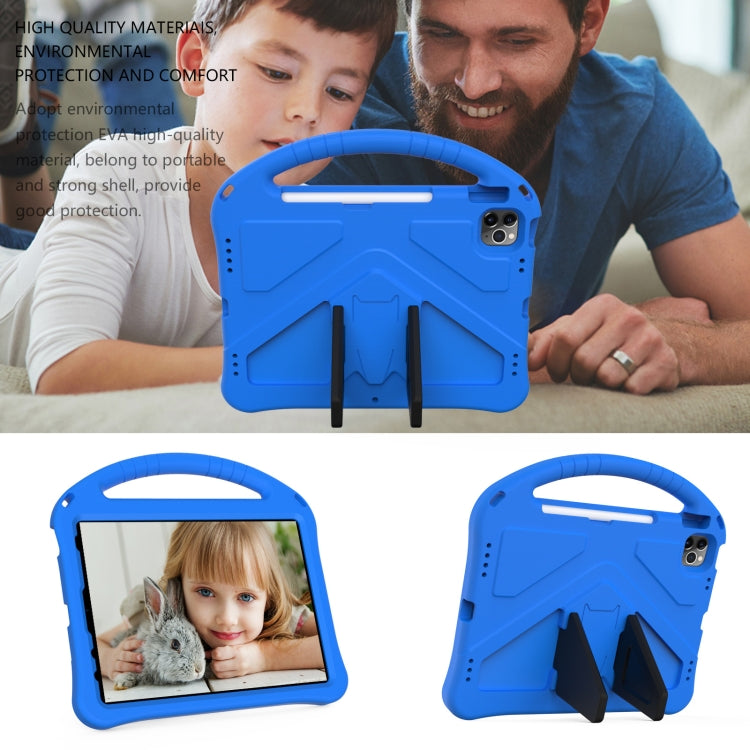 For iPad Air 11 2024 EVA Shockproof Tablet Case with Holder(Blue) - iPad Air 11 2024 Cases by PMC TechLife | Online Shopping South Africa | PMC TechLife | Buy Now Pay Later Mobicred
