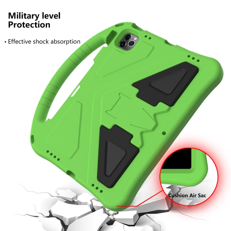 For iPad Air 11 2024 EVA Shockproof Tablet Case with Holder(Green) - iPad Air 11 2024 Cases by PMC TechLife | Online Shopping South Africa | PMC TechLife | Buy Now Pay Later Mobicred