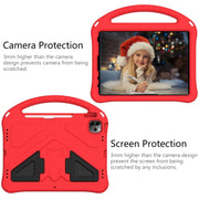 For iPad Pro 11 2024 EVA Shockproof Tablet Case with Holder(Red)