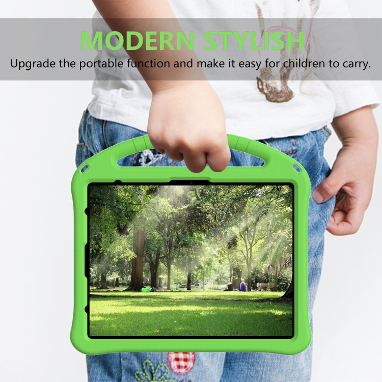 For iPad Air 13 2024 EVA Shockproof Tablet Case with Holder(Green) - iPad Air 13 2024 Cases by PMC TechLife | Online Shopping South Africa | PMC TechLife | Buy Now Pay Later Mobicred