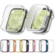 For Huawei Watch Fit 3 Full Coverage TPU Electroplated Watch Protective Case(Midnight Blue)