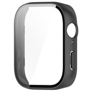 For Huawei Watch Fit 3 PC + Tempered Film Integrated Watch Protective Case(Matte Black)