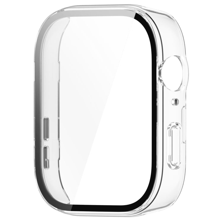 For Huawei Watch Fit 3 PC + Tempered Film Integrated Watch Protective Case(Transparent)