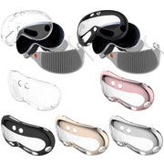 For Apple Vision Pro Electroplated TPU Protective Case VR Glasses Accessories(Transparent)