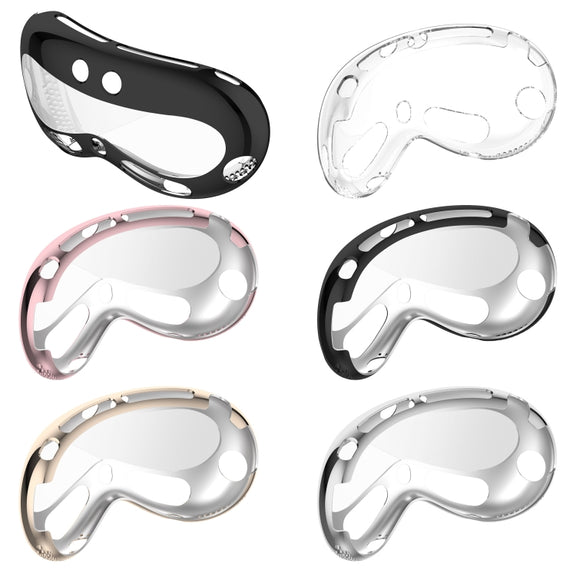 For Apple Vision Pro Electroplated TPU Protective Case VR Glasses Accessories(Transparent)