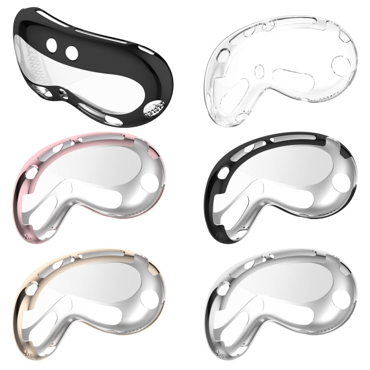 For Apple Vision Pro Electroplated TPU Protective Case VR Glasses Accessories(Transparent)