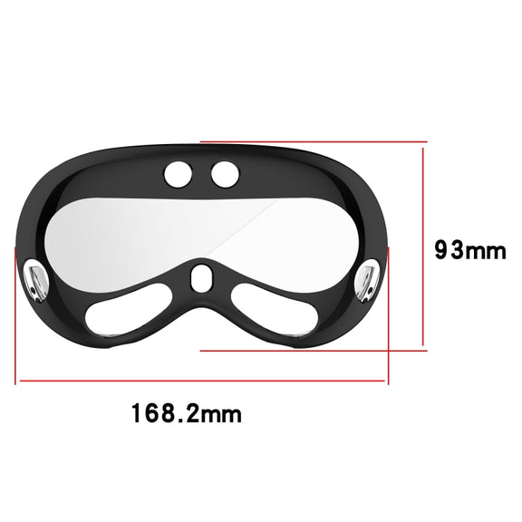 For Apple Vision Pro Electroplated TPU Protective Case VR Glasses Accessories(Transparent)