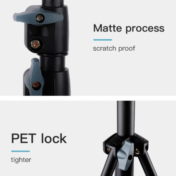 JMARY MT-75 Telescopic Camera Phone Stand Portable Photography Lightweight Tripod