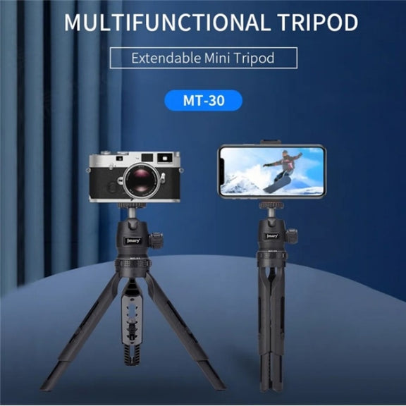 JMARY MT-30 Desktop Tripod Camera Phone Projector Selfie Stick 5-section Adjustable Tripod