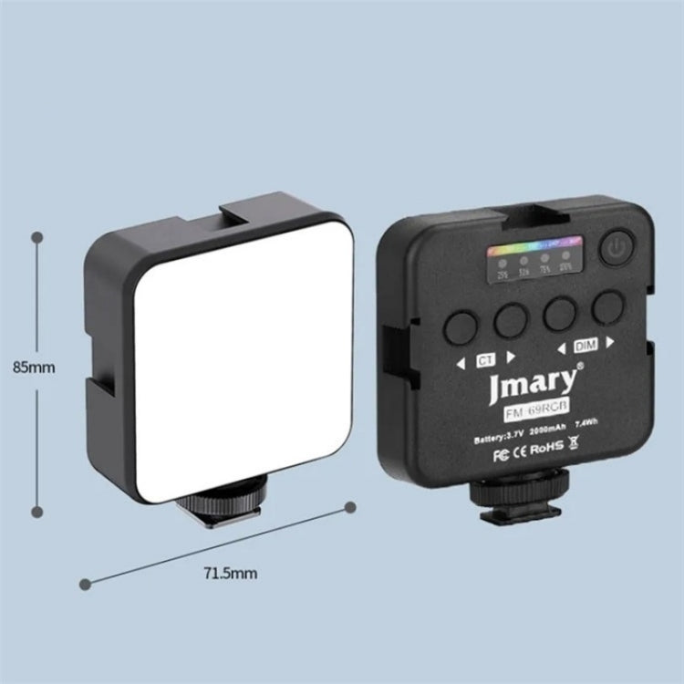 JMARY FM-69RGB Portable Mini RGB Video Light Camera Light Photography Lighting Lamp - free shipping - PMC TechLife - Order now!
