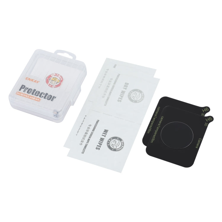 For Huawei Pura 70 Ultra 2pcs ENKAY 9H Rear Camera Lens Tempered Glass Film