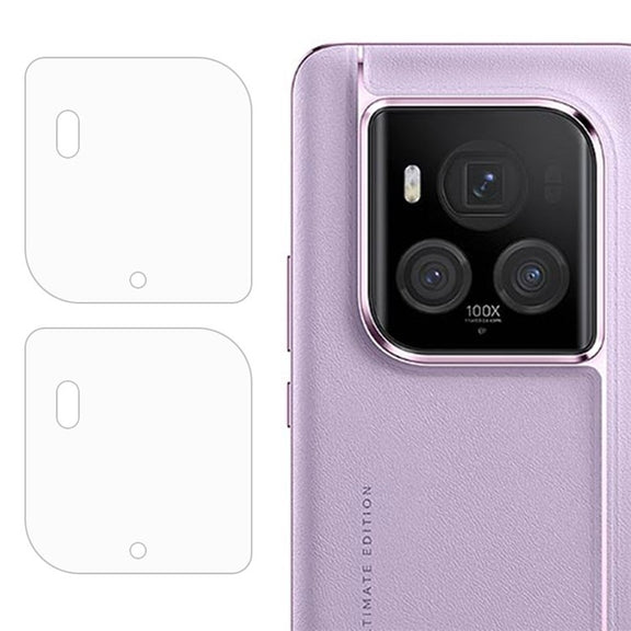 For Honor Magic6 Ultimate 2pcs ENKAY 9H Rear Camera Lens Tempered Glass Film(Transparent)
