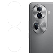 For OPPO Reno11 Pro Global 2pcs ENKAY 9H Rear Camera Lens Tempered Glass Film(Transparent)