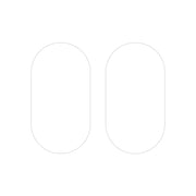 For OPPO Reno11 Pro Global 2pcs ENKAY 9H Rear Camera Lens Tempered Glass Film(Transparent)