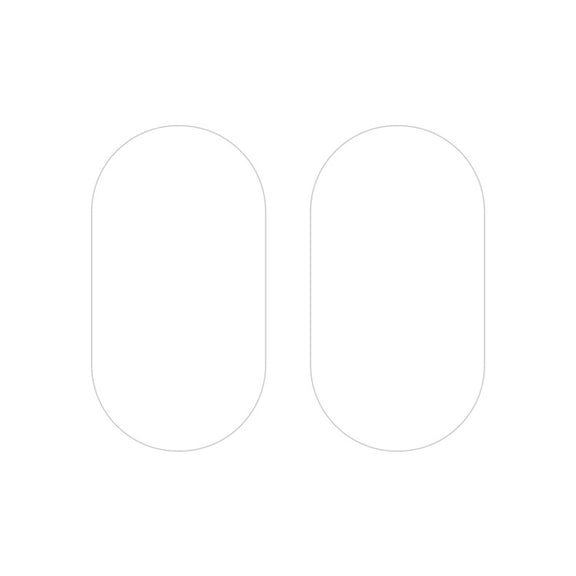 For OPPO Reno11 Pro Global 2pcs ENKAY 9H Rear Camera Lens Tempered Glass Film(Transparent)