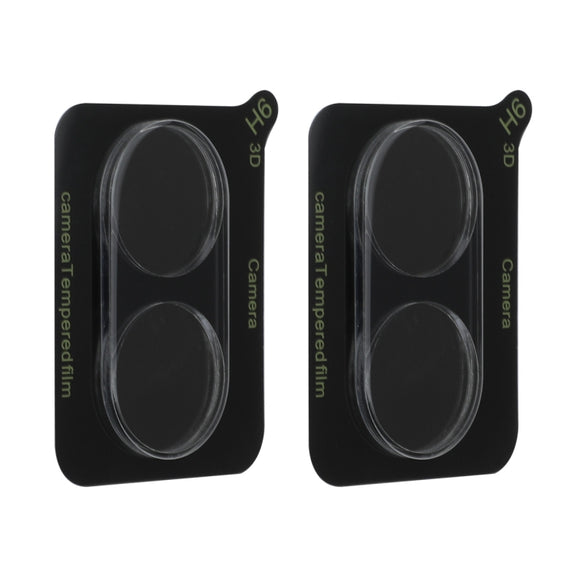 For vivo Y03 Global 2pcs ENKAY Hat-Prince 9H Rear Camera Lens Tempered Glass Film(Transparent)