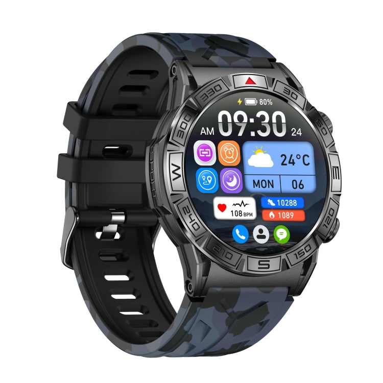 KC80 1.43 inch Color Screen Smart Watch, Support AI Voice Assistant / Bluetooth Call(Camouflage Black) - Smart Watches by PMC TechLife | Online Shopping South Africa | PMC TechLife | Buy Now Pay Later Mobicred
