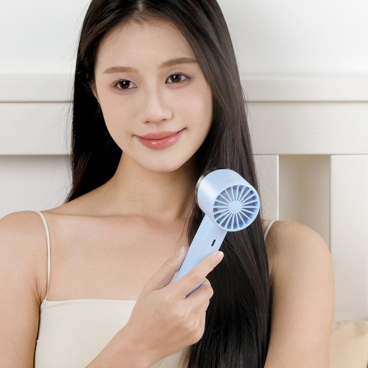 WX-625 Cold Compress Function Portable Mini Summer Fan Handheld Cooling Fan(Light Purple)