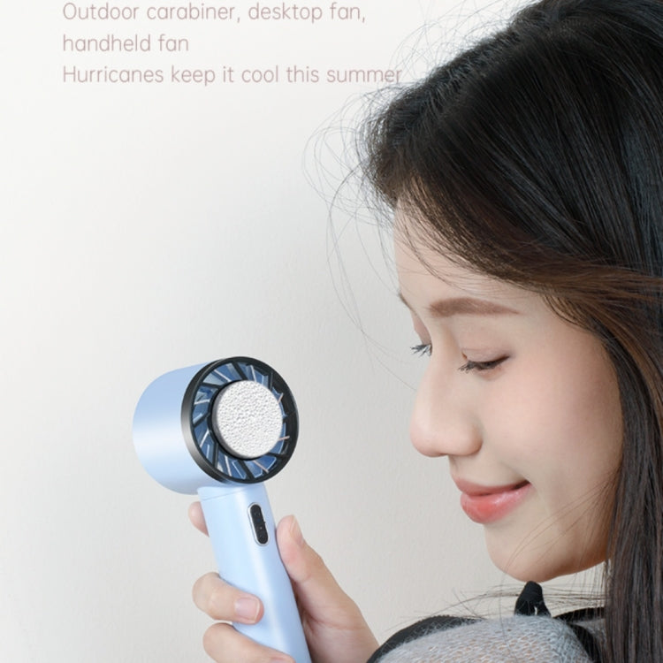 WX-625 Cold Compress Function Portable Mini Summer Fan Handheld Cooling Fan(Light Purple) - Electric Fans by PMC TechLife | Online Shopping South Africa | PMC TechLife | Buy Now Pay Later Mobicred
