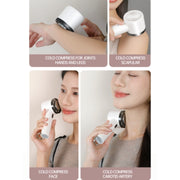 WX-625 Cold Compress Function Portable Mini Summer Fan Handheld Cooling Fan(Light Purple)