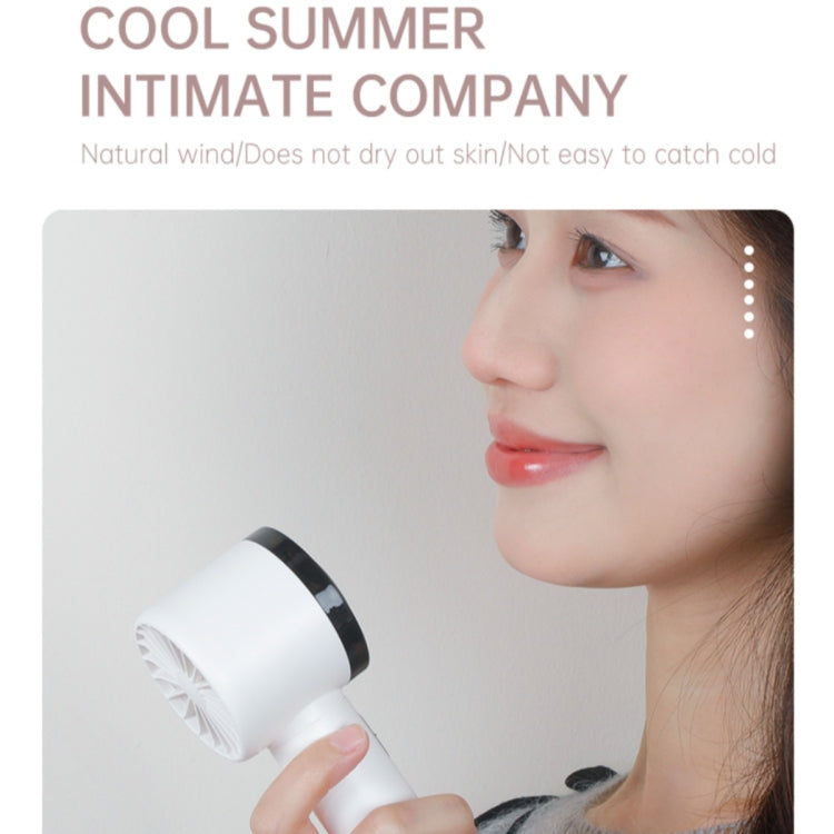 WX-625 Cold Compress Function Portable Mini Summer Fan Handheld Cooling Fan(Light Purple)