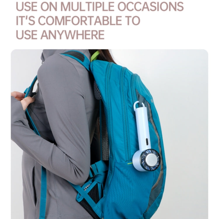 WX-625 Cold Compress Function Portable Mini Summer Fan Handheld Cooling Fan(Baby Blue)