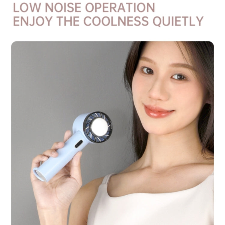 WX-625 Cold Compress Function Portable Mini Summer Fan Handheld Cooling Fan(Light Purple)