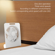 AR-13 Home Office Hanging Fan  Summer Cooler Silent Operation Desktop Fan(White)
