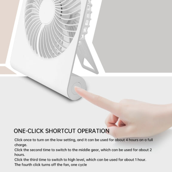 AR-13 Home Office Hanging Fan  Summer Cooler Silent Operation Desktop Fan(Yellow)
