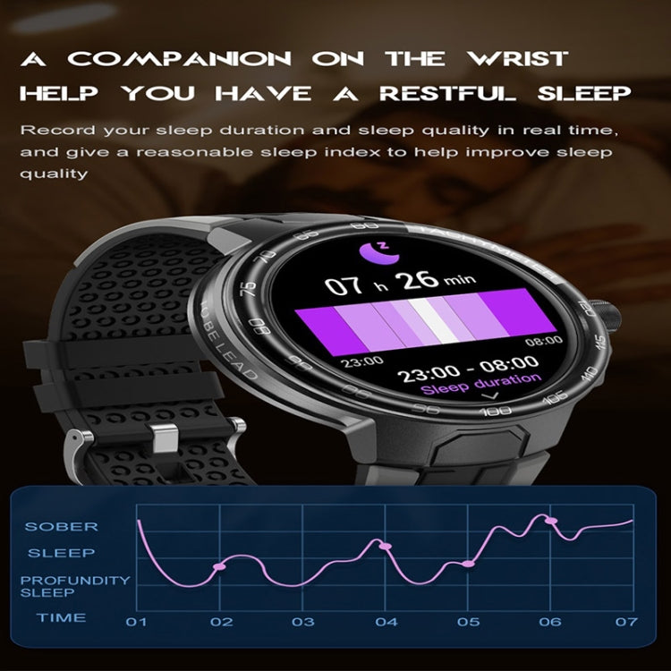 EX103 1.55 inch Color Screen Smart Watch, Support Bluetooth Call / Heart Rate Monitoring(Orange)