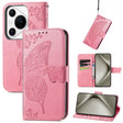 For Huawei Pura 70 Pro Butterfly Love Flower Embossed Leather Phone Case(Pink) - Huawei Cases by PMC Jewellery | Online Shopping South Africa | PMC Jewellery | Buy Now Pay Later Mobicred