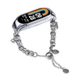 For Xiaomi Mi Band 8 Beaded Bracelet Metal Watch Band(Silver+Single Bead) - free shipping - PMC TechLife - Order now!