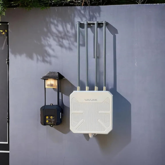 WAVLINK WN573HX3 AX3000 Water-resistant Outdoor WiFi Wireless Outdoor Dual Band Router, Plug:US Plug